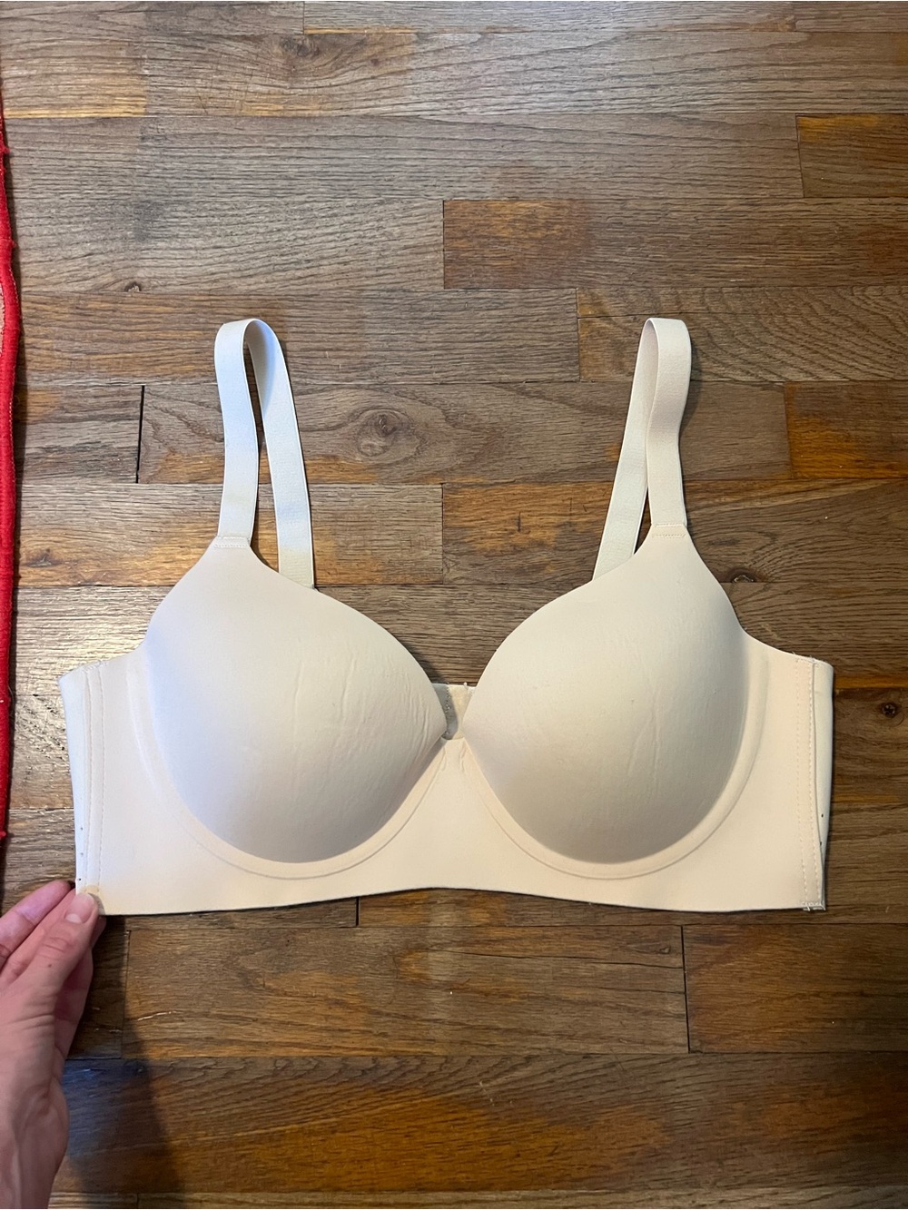 Women’s XL Smooth Nude T-Shirt Bra Soft Light